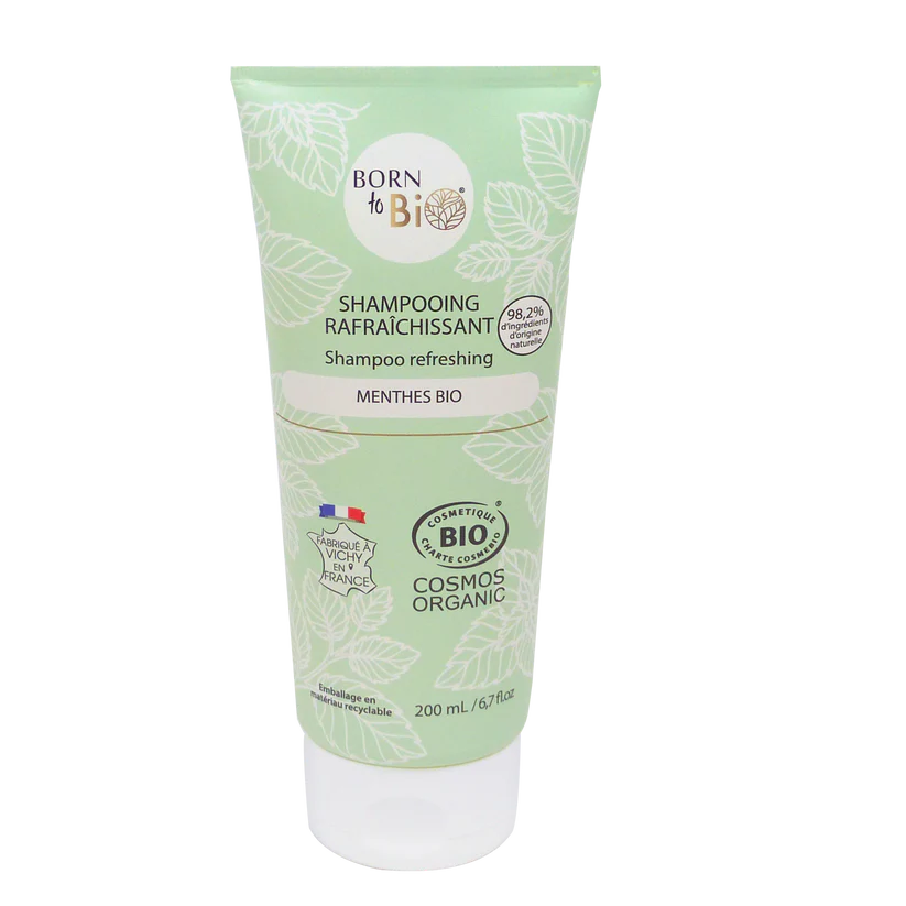 Shampooing Bio Rafraîchissant – Menthe Verte & Sensation Fraîche