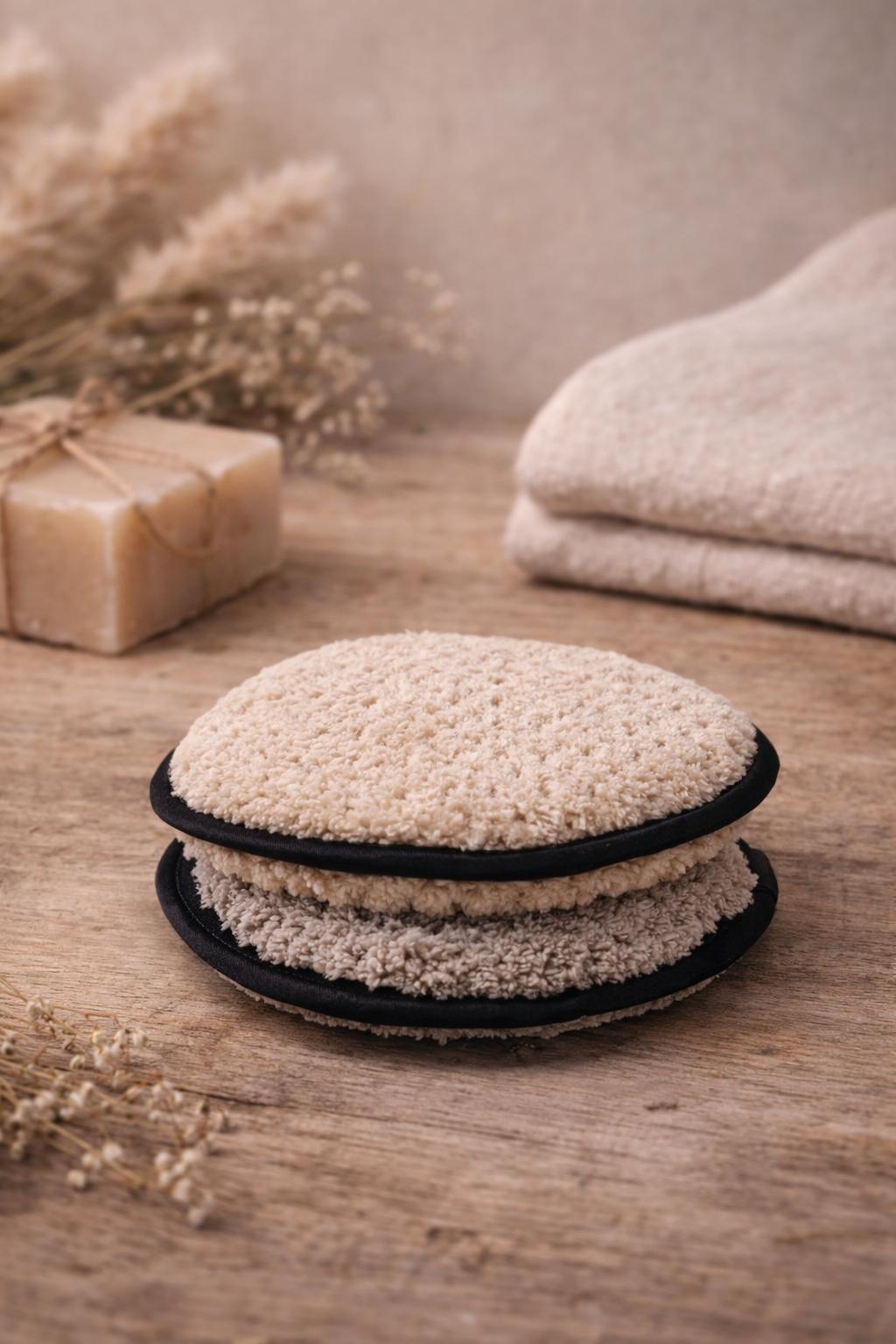 Disques démaquillants lavables (lot de 2) – Douceur & écologie | Sérélya