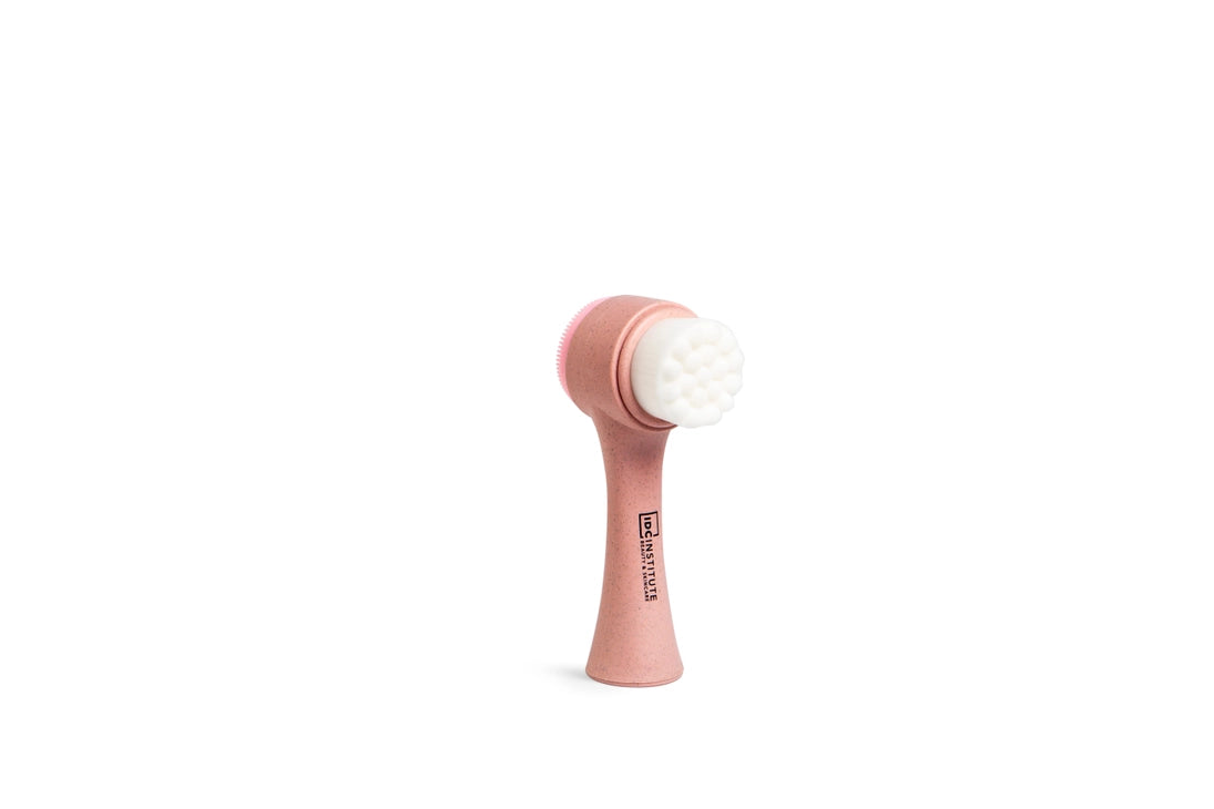 Brosse Visage 2-en-1 en Fibres Naturelles – Nettoyant & Massant