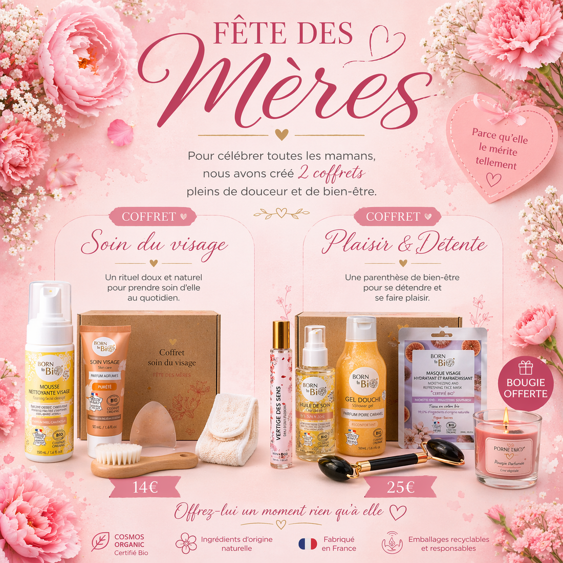 5 idées cadeaux naturels pour la Fête des Mères — parce qu'elle le mérite vraiment