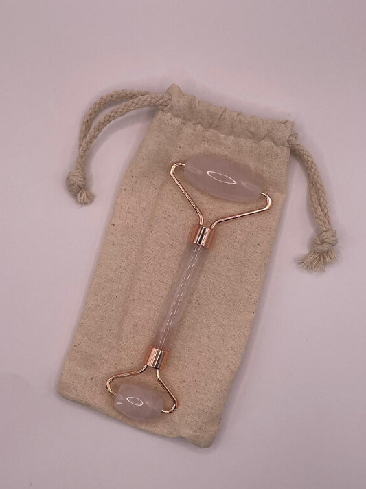 Masseur Visage Quartz Rose – Soin Relaxant & Lissant Naturel