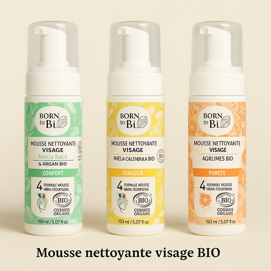 Mousse nettoyante visage BIO - Born to Bio 75 ml