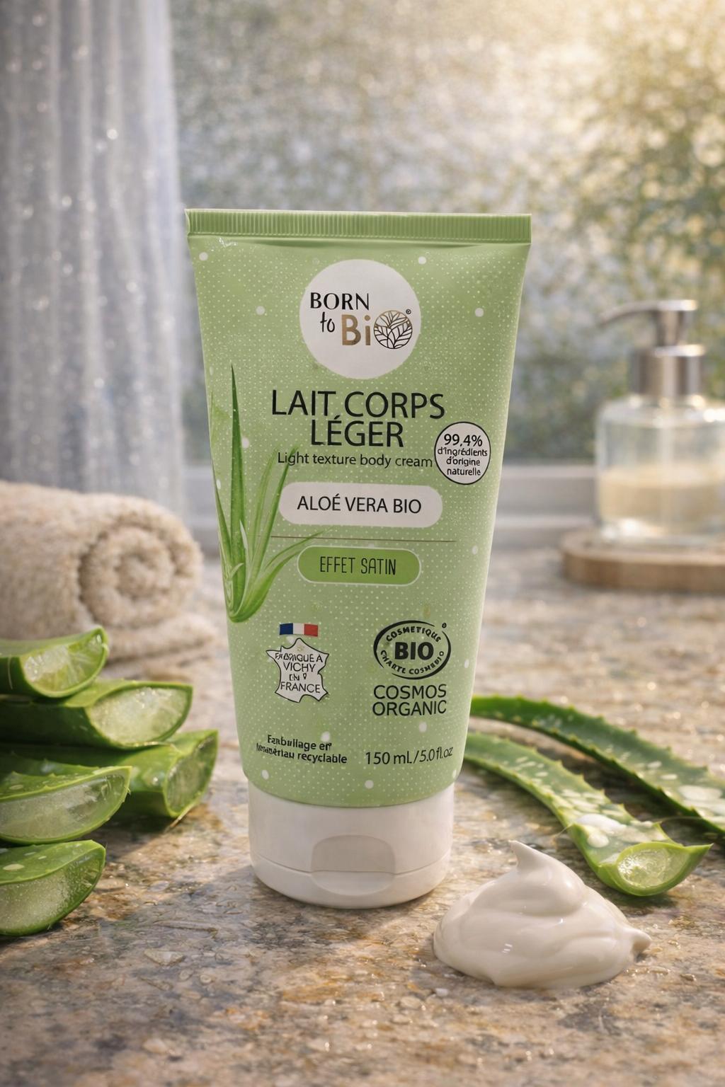 Lait Corps Léger Bio à l’Aloe Vera