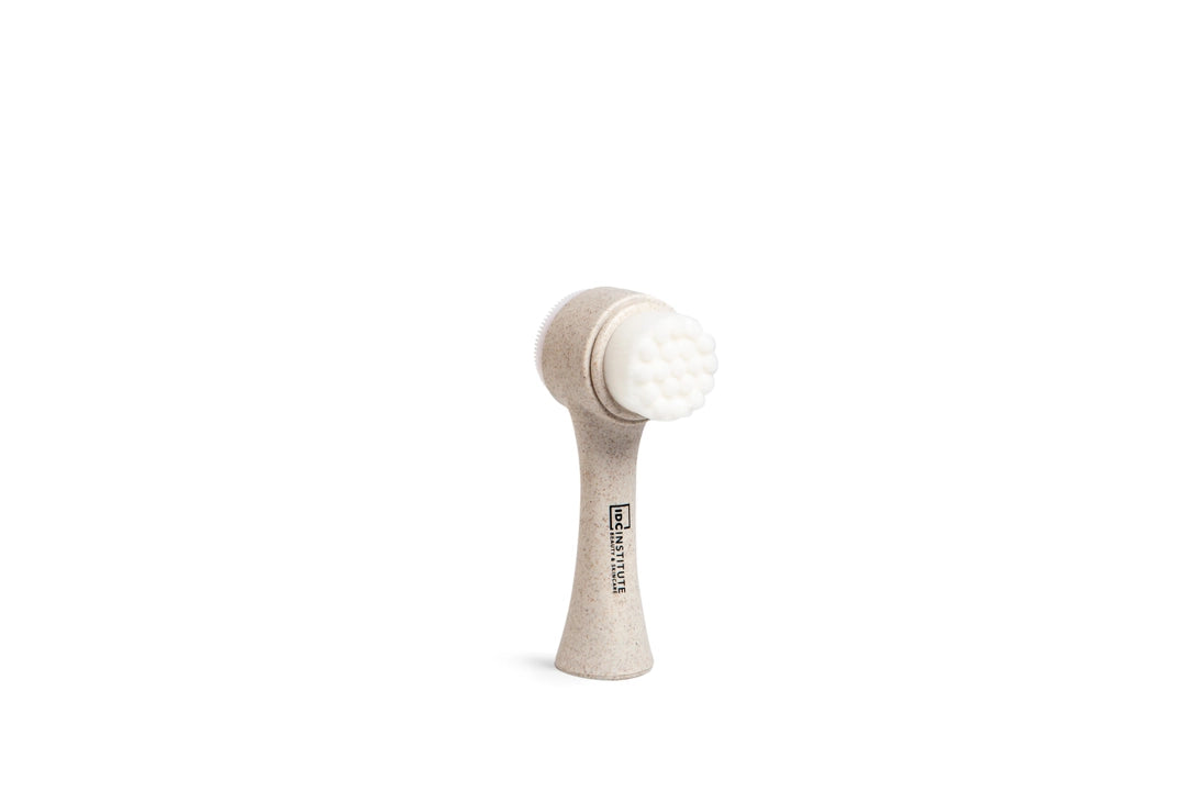 Brosse Visage 2-en-1 en Fibres Naturelles – Nettoyant & Massant