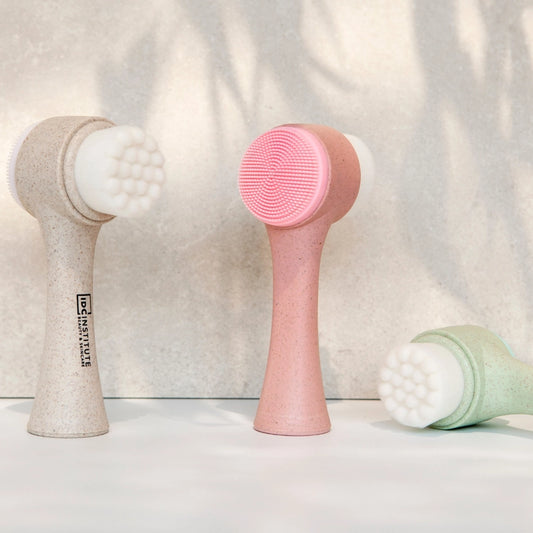 Brosse Visage 2-en-1 en Fibres Naturelles – Nettoyant & Massant
