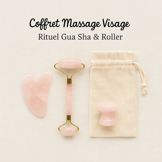 ✨ Coffret Massage Visage – Rituel Gua Sha & Roller