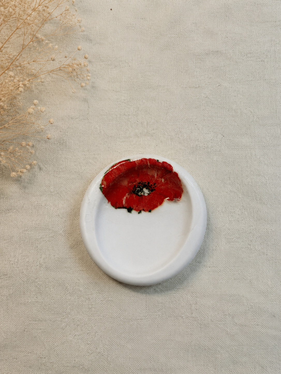 Galet sensoriel décoré Coquelicots | NERÉA