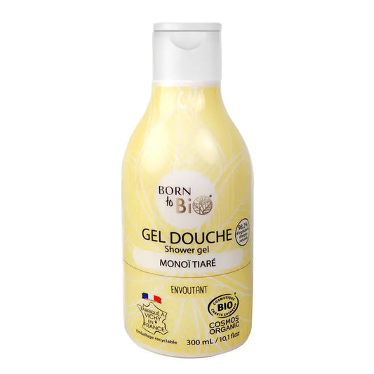 Gel Douche Bio Monoï & Tiaré – Évasion & Douceur Fleurie