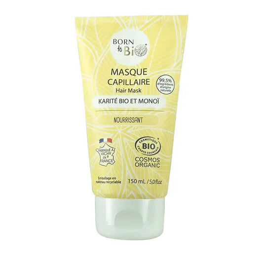 Masque Capillaire Bio Karité & Monoï – Soin Intense Cheveux Secs