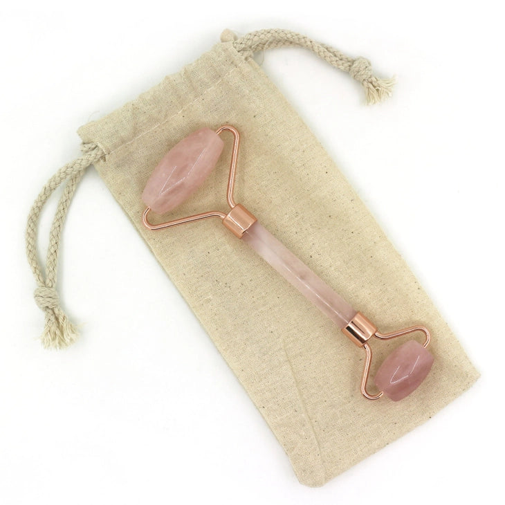 Masseur visage pierre naturelle Quartz rose