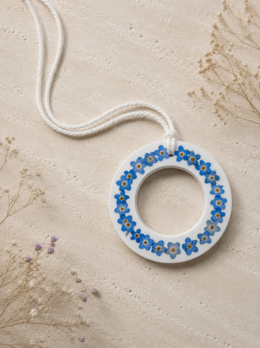 Grande Cueillette — Anneau Herbier "Couronne de Myosotis"