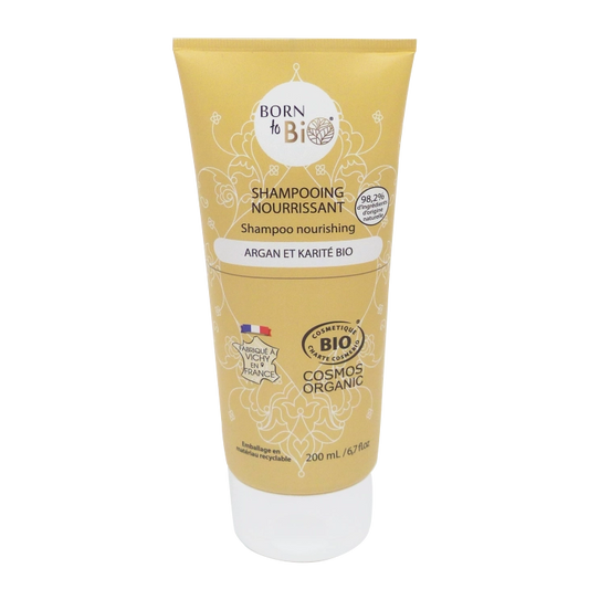 Shampooing Bio Argan & Karité – Nutrition Intense pour Cheveux Secs