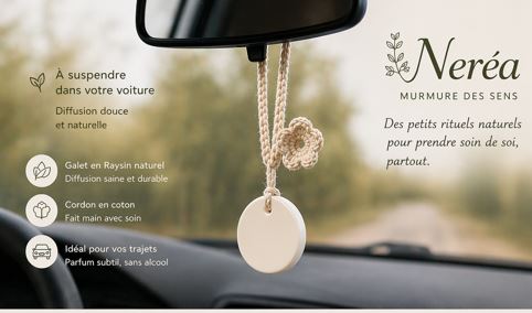Suspension parfumée voiture – Signature | NERÉA
